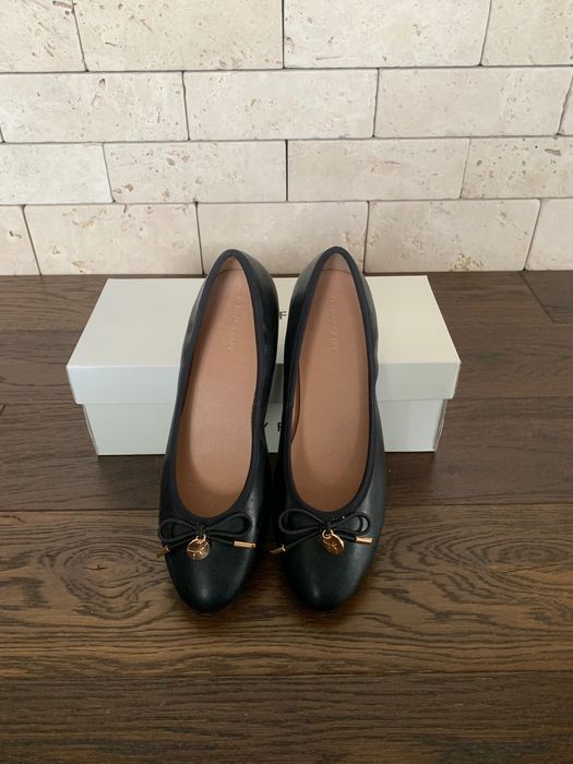 Дамски черни обувки -балеринки