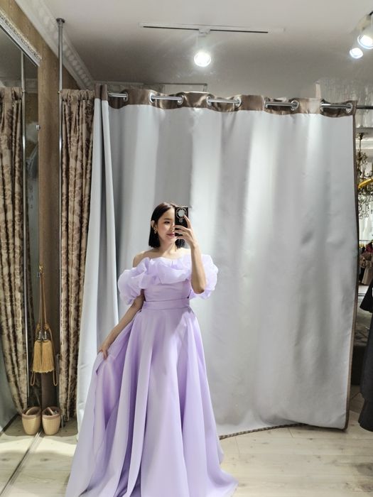 Длинное вечернее платье