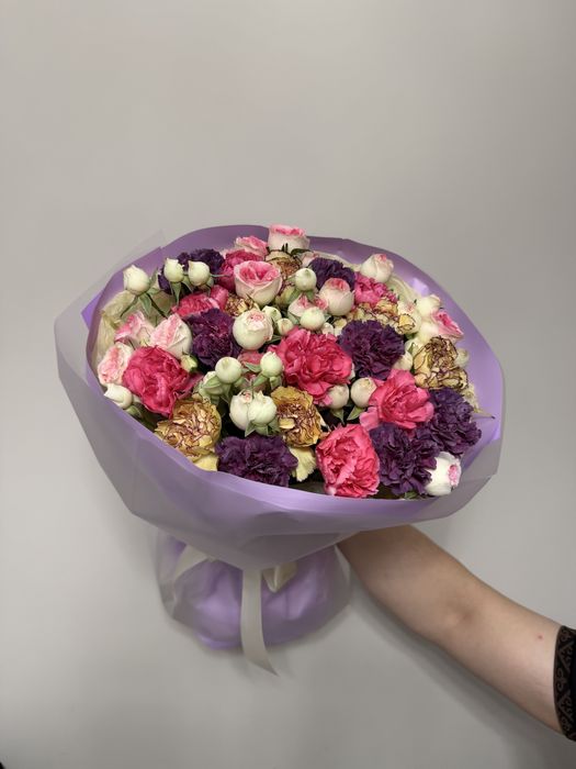 Цветы дофаминовый букет