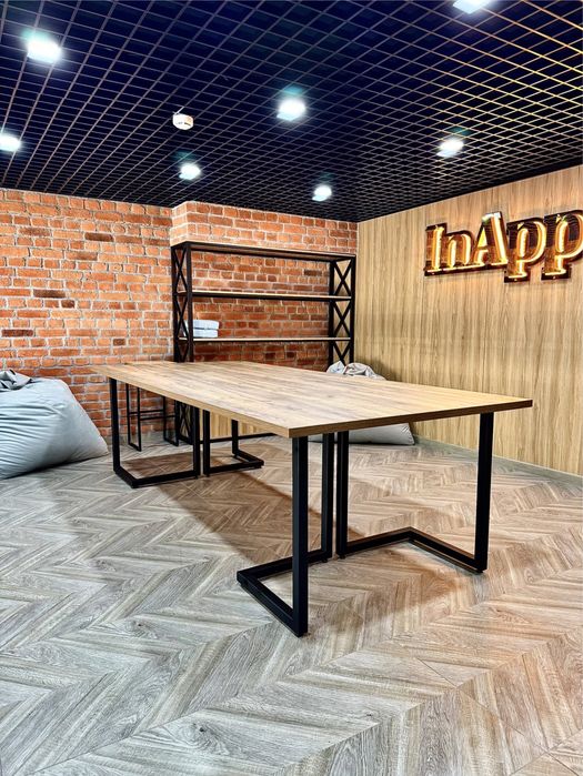 Переговорный стол Majlislar stoli Лофт стол Офисный стол Loft Mebel