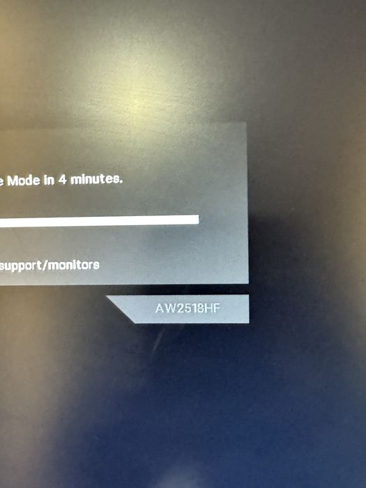 Монитор 24.5" Alienware AW2518HF 240 hz