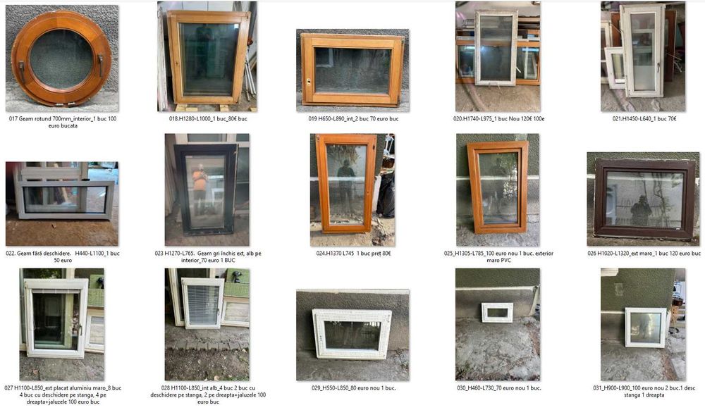 Geamuri termopan second hand.