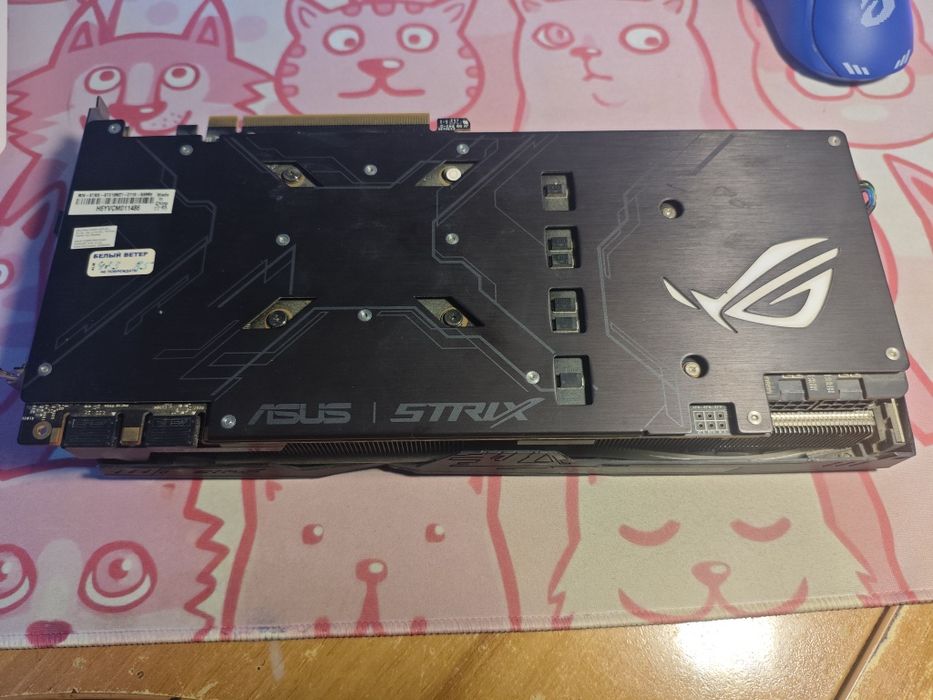 ASUS ROG Strix GTX 1080 Ti 11GB — полностью рабочая