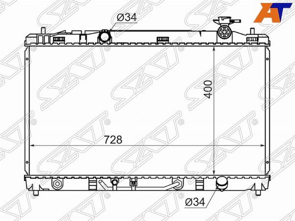 Радиатор Toyota Camry