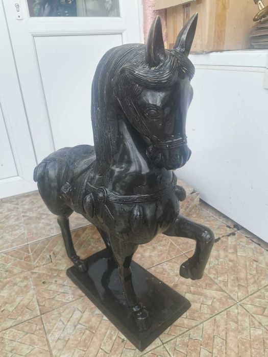 Set statuie de caii decor din bronz