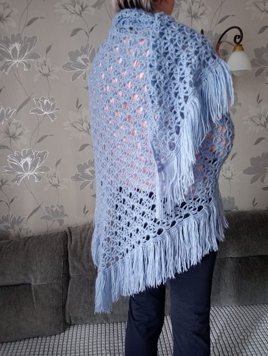 Шали на заказ крючком