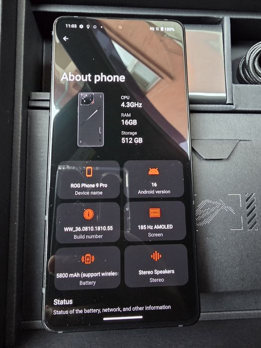 Asus Rog 9 Pro 16 ram 512Gb