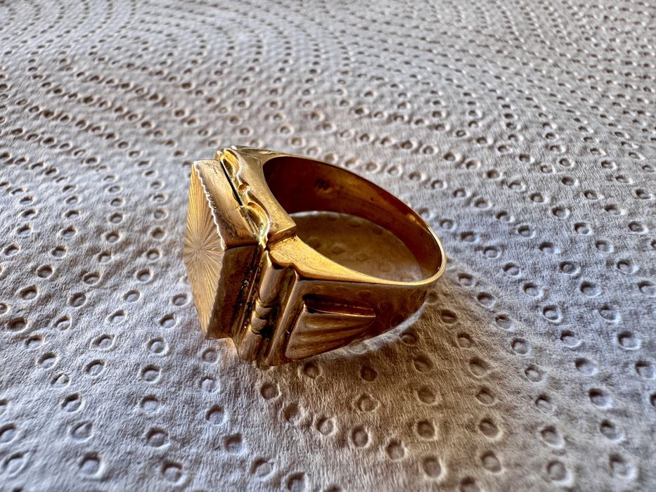 Iner de aur barbatesc 18k