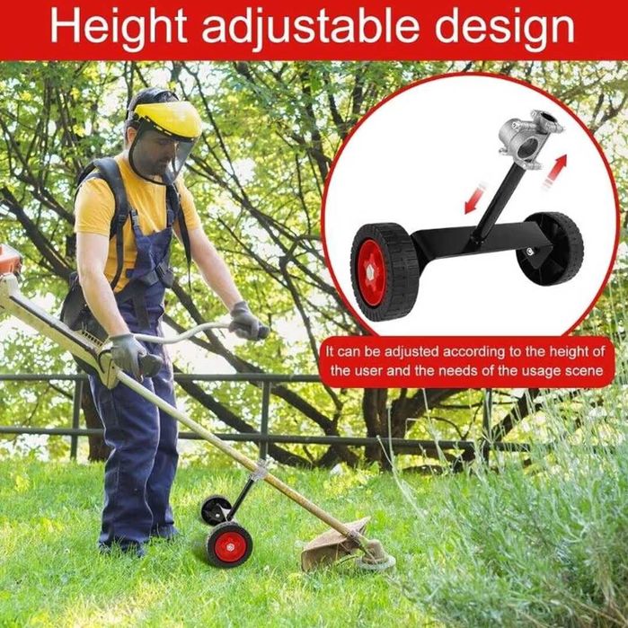 Roți de sprijin reglabile pentru trimmer tub 26mm roți auxiliare reglabile pe înălțime – 26mm