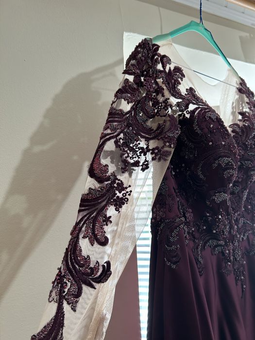 Rochie Lungă elegantă Grena Vișiniu !! Preț Negociabil !!