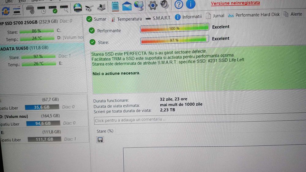 SSD Adata 120 gb 2.5 /Hdd laptop 500gb