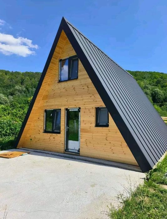 Cabane din lemn A-frame