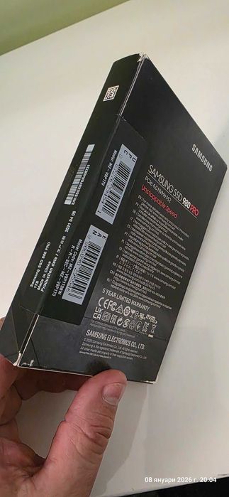 Памет Samsung SSD 980 PRO 1TB PCIe 4.0 NVMe M.2