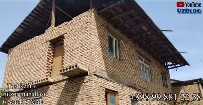 Уй сотилади 6 соток 6 хона