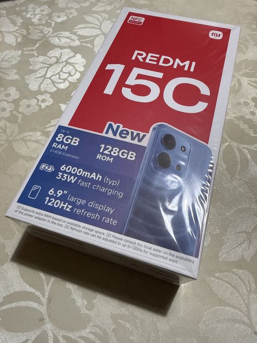 Redmi 15C 128GB - чисто нов НЕРАЗОПАКОВАН