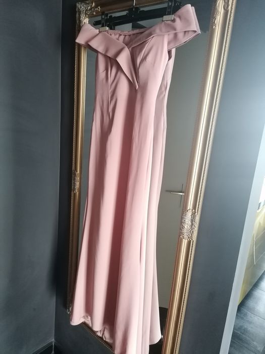Rochie lunga nude mărimea S
