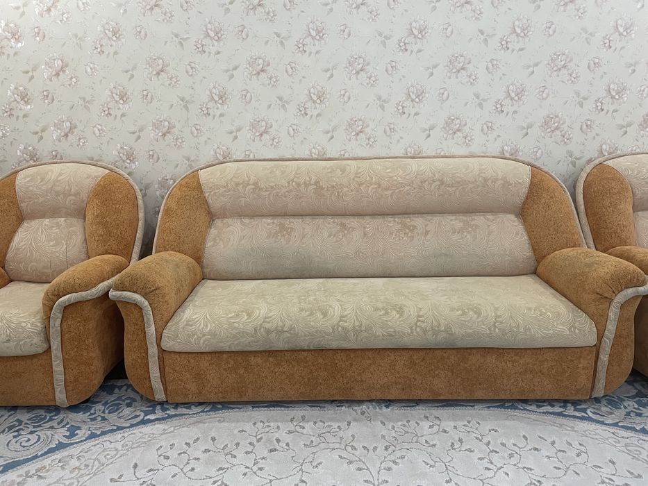 Диван 2 креслосымен