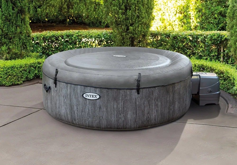 Надуваемо джакузи Intex PureSpa Deluxe, 4 места, 196 см, Fiber-Tech®,