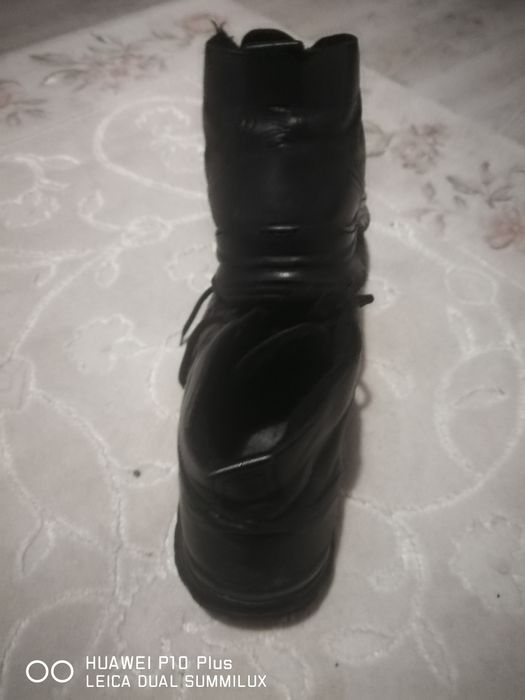 Зимни мъжки боти естествена кожа номер 45