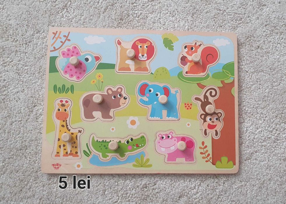 Puzzle si jucarii pentru copii mici