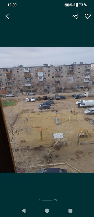 Продам 2комнотную  квартиру Гарышкерлер 24