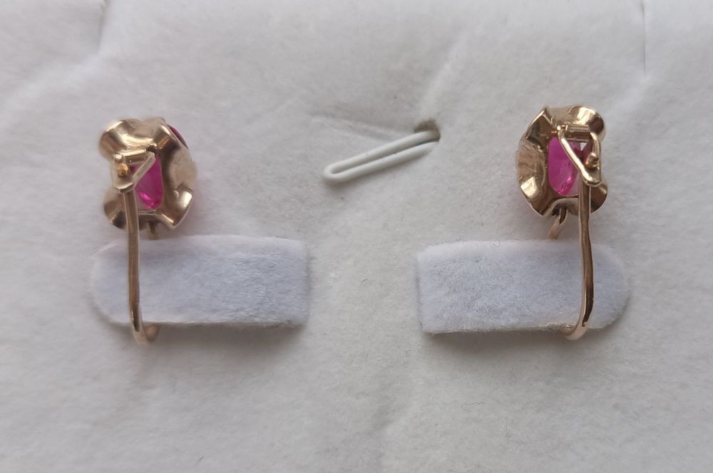 Серьги СССР 583 проба