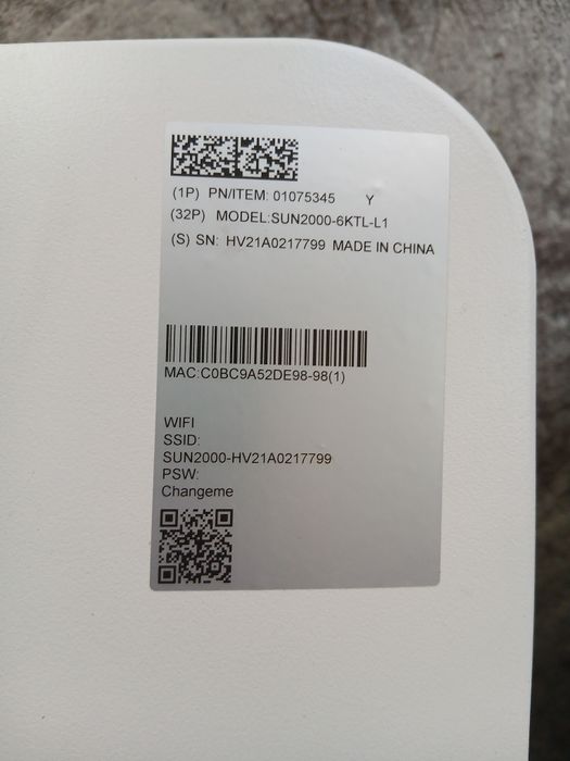 Huawei sun2000-6ktl-l1