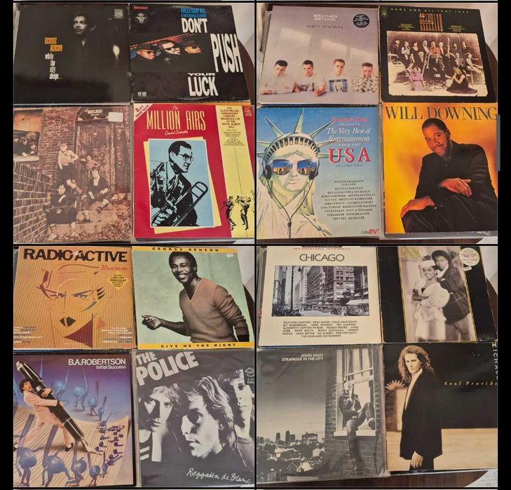 170 грамофонни плочи фънк, соул, рок, джаз