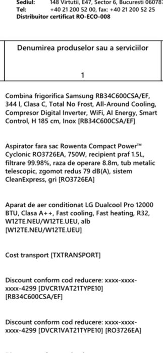 Aer conditionat LG 12 BTU nou nefolosit