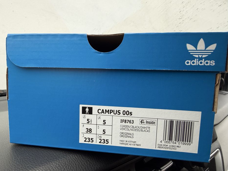 Adidas Campus OOs marimea 38, nou in cutie cu eticheta