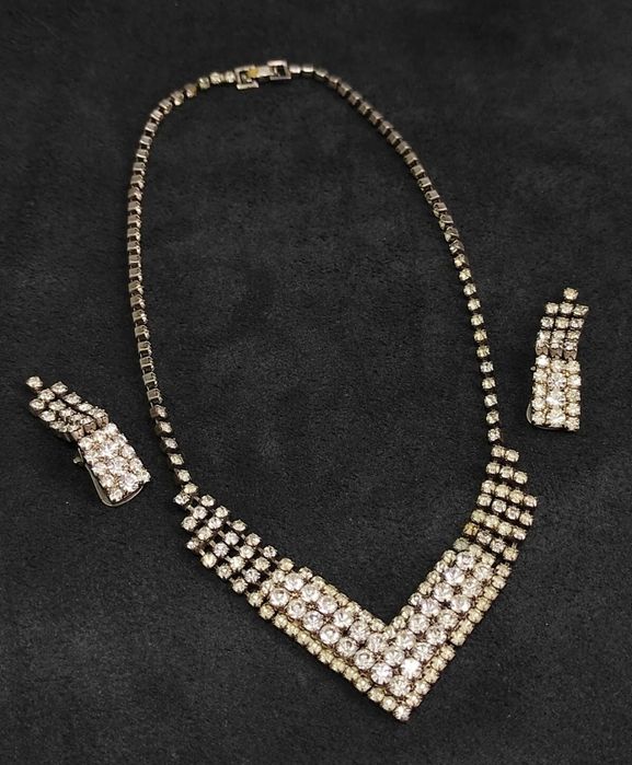 Винтажный набор украшений Чехия