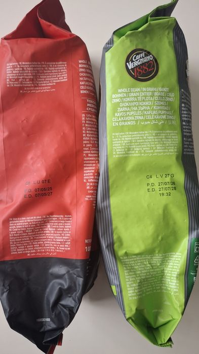 Кафе на зърна Vergnano 100% Arabica bio