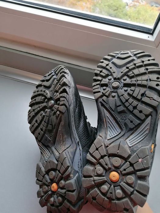 Мъжки зимни боти от естествена кожа, размер 40