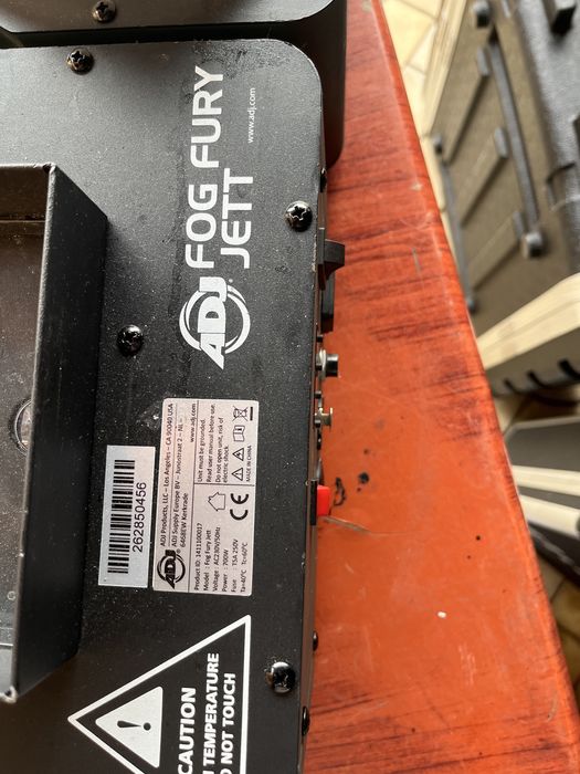 2x ADJ Fog Fury Jett – Mașini fum vertical RGB profesionale