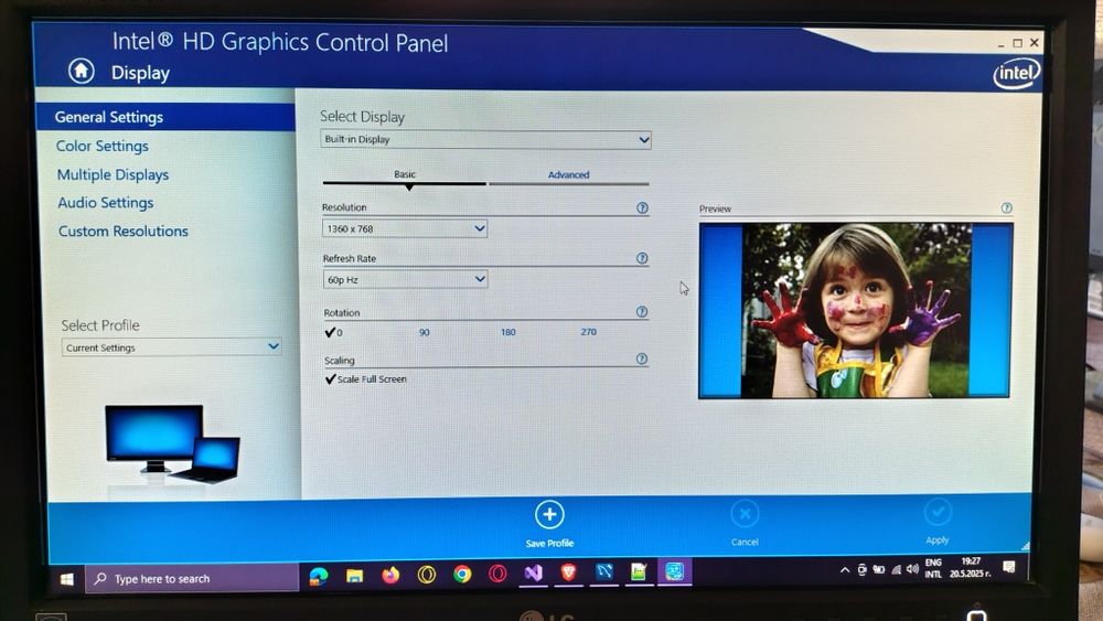 Монитор LG Flatron W1946