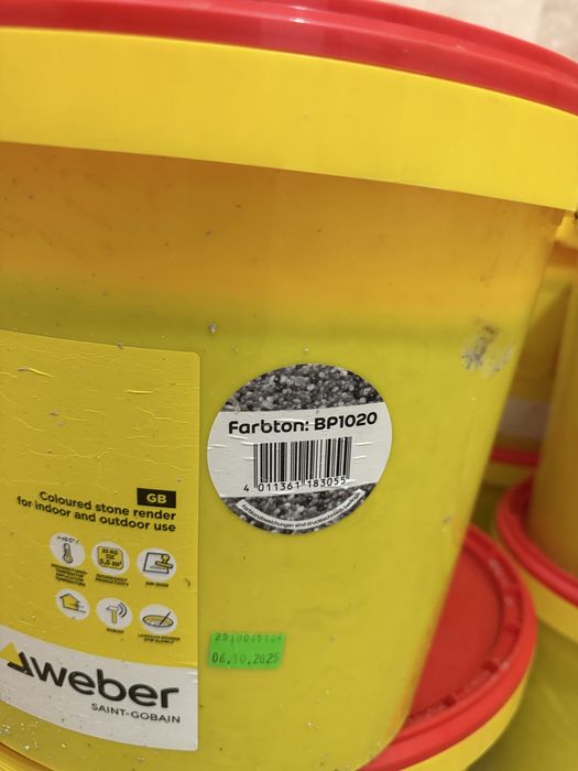 Tencuiala Decorativa Mozaic Pentru Soclu WEBER 25 de kg