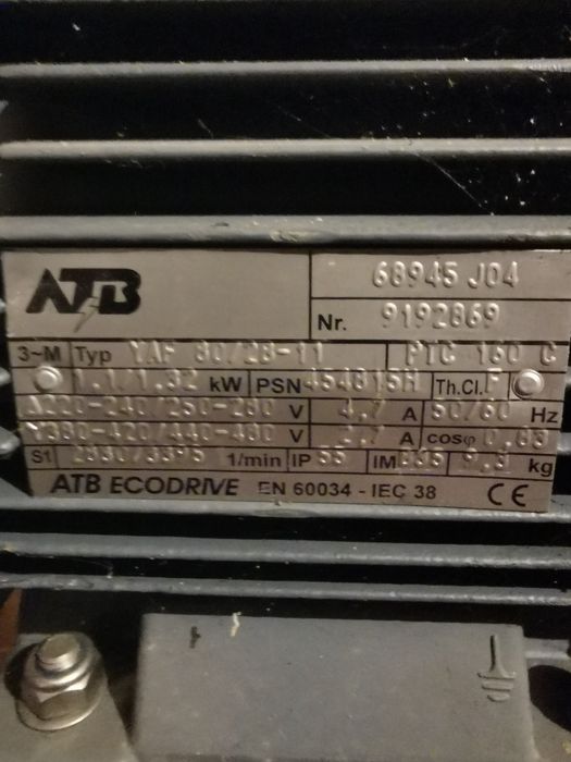 Ел. Двигател 1.1 чисто нов 
Външни размери на пу