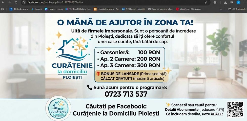 Ai nevoie de o casă curată, dar timpul nu îți permite?