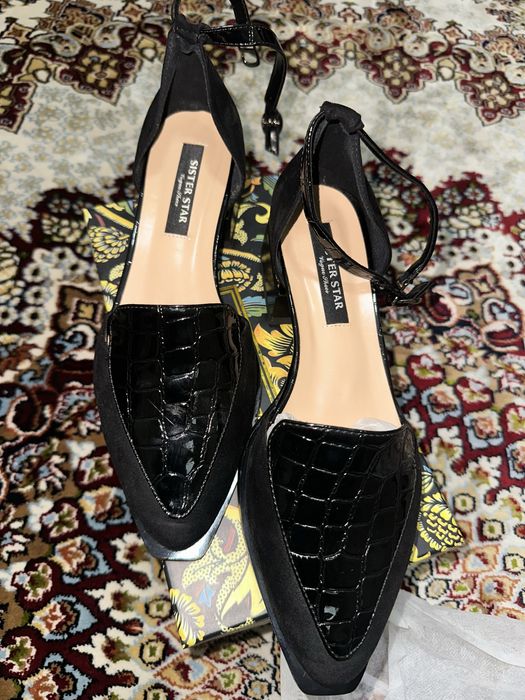 tufli 38razmer qora rangda