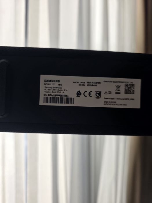 Vand soundbar Samsung