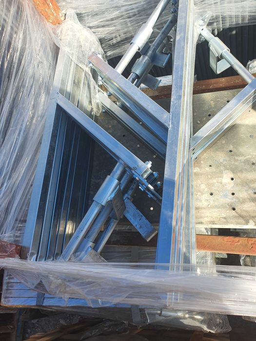 Furca pop, trepied zincat sustinere pop, pop metalic telescopic