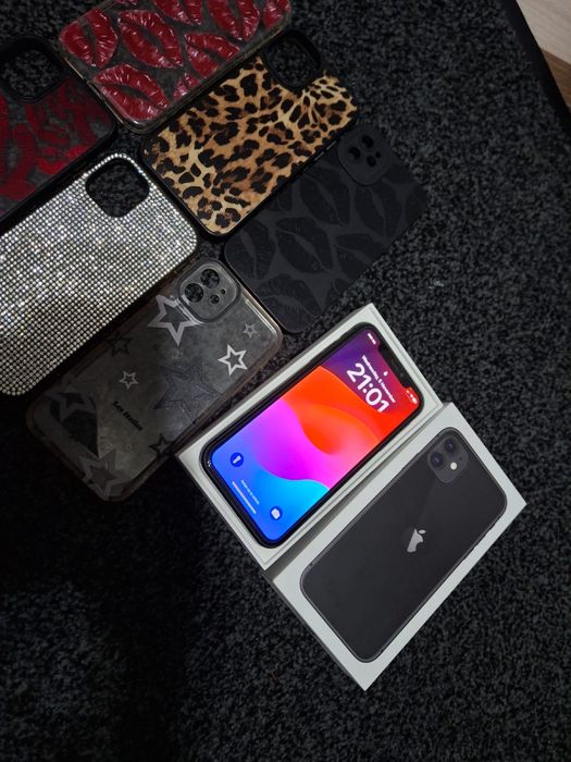 iphone 11 capacitate bat 100%+ 7 huse