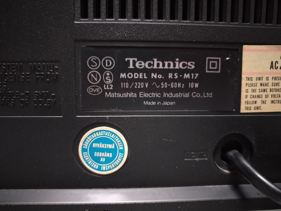 Deck technics RS-M17