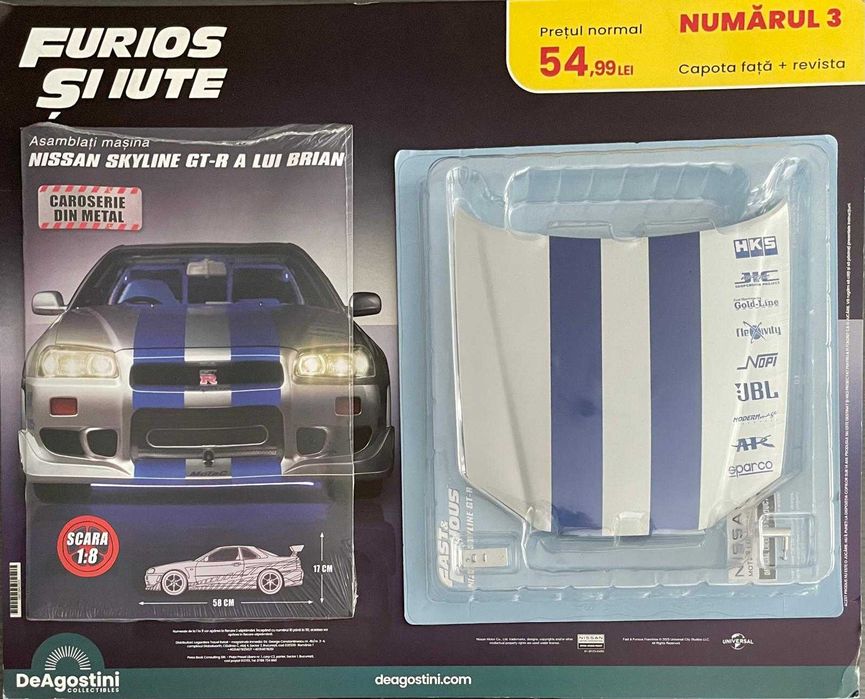 DeAgostini Furios & Iute Brian Nissan Skyline GT-R R34 Numarul 3
