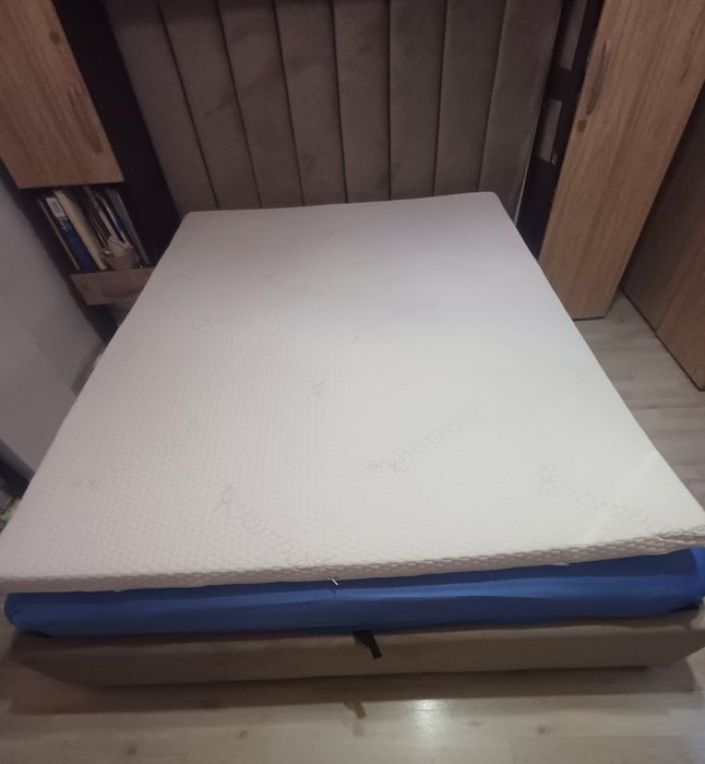 Vand topper (saltea superioara), 150x190x7cm, husa detasabila