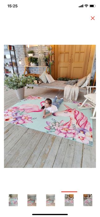 Ковер детский из микрофибры  новый 160х230