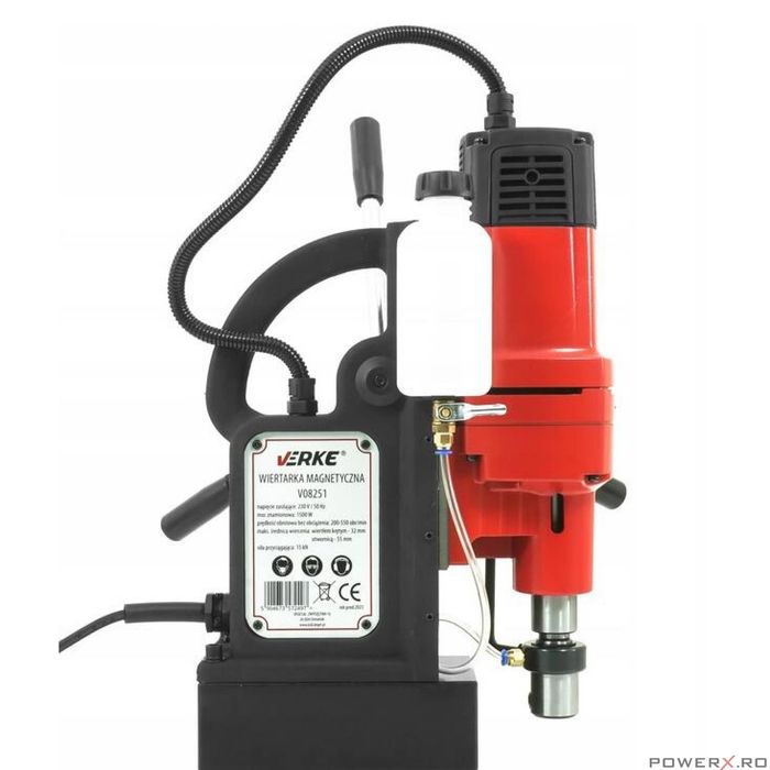 Masina de gaurit fixa, cu talpa magnetica, 15000N, 1500 W, dimensiuni