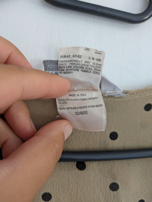 Копринена блуза на точки Max Mara