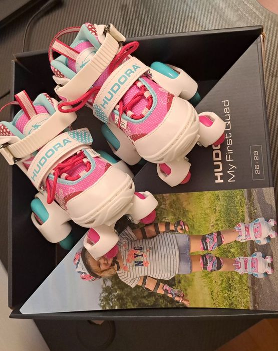 Role Hudora, marime reglabila 26-29, noi