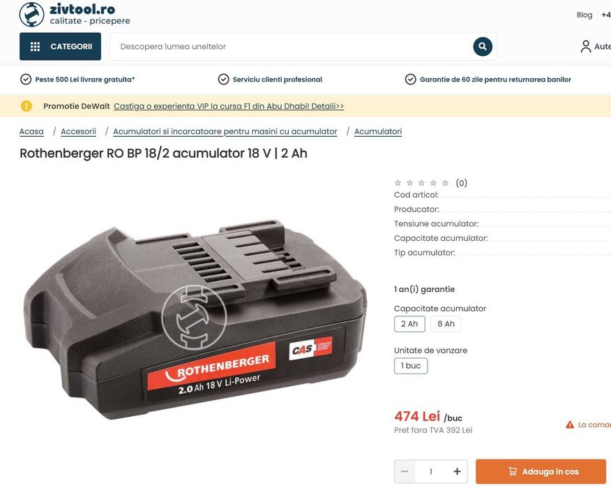 Masina de gaurit, filetanta Rothenberger dd60/Metabo